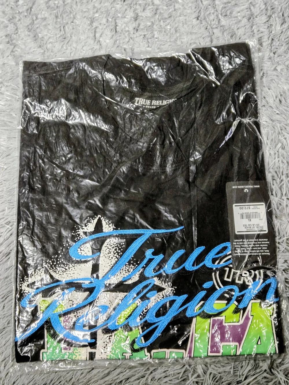 True Religion Men's Graphic Short Sleeve T-Shirt Size XL